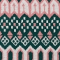Preview: Jaquardjersey | FAIR ISLA Käselotti | Grün Rosa